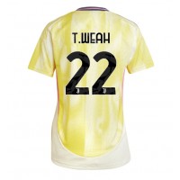 Koszulka piłkarska Juventus Timothy Weah #22 Strój wyjazdowy dla kobiety 2024-25 tanio Krótki Rękaw